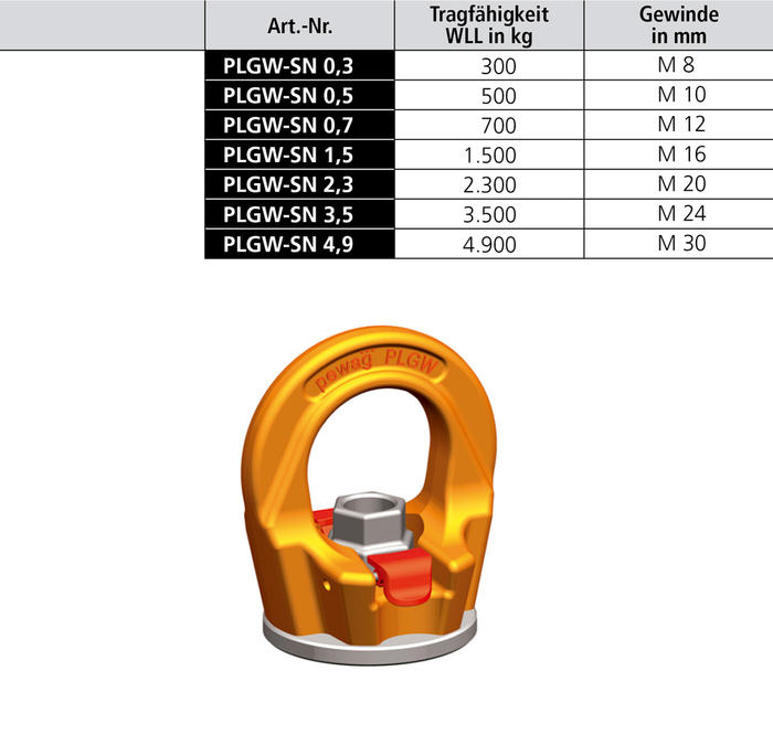 Anschlagwirbel PLGW - SN pewag winner - prolift Gamma