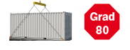Grad  80 + Container Logo