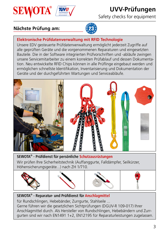 UVV Prüfungen