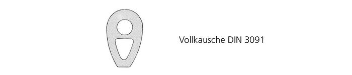 Vollkausche DIN 3091