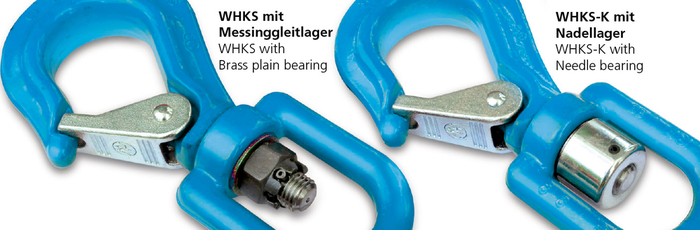 Wirbelhaken WHKS-K mit Nadellager Wirbelhaken WHKS-K mit Nadellager